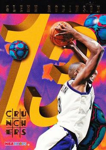 #15 Glenn Robinson - Milwaukee Bucks - 1995-96 Hoops Basketball - Number Crunchers