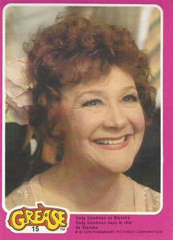 #15 Dody Goodman as Blanche - 1978 O-Pee-Chee Grease