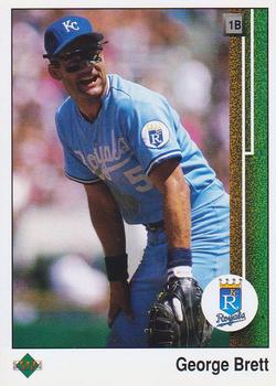 #215 George Brett - Kansas City Royals - 1989 Upper Deck Baseball