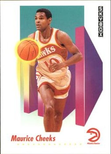 #615 Maurice Cheeks - Atlanta Hawks - 1991-92 SkyBox Basketball