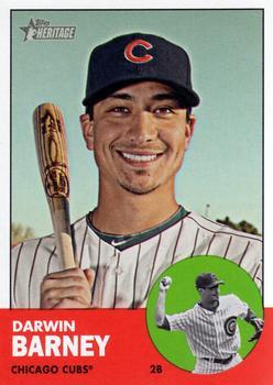 #15a Darwin Barney - Chicago Cubs - 2012 Topps Heritage Baseball