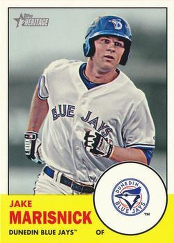 #15a Jake Marisnick - Dunedin Blue Jays - 2012 Topps Heritage Minor League Baseball