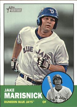 #15b Jake Marisnick - Dunedin Blue Jays - 2012 Topps Heritage Minor League Baseball