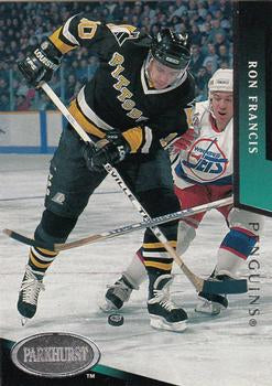 #160 Ron Francis - Pittsburgh Penguins - 1993-94 Parkhurst Hockey