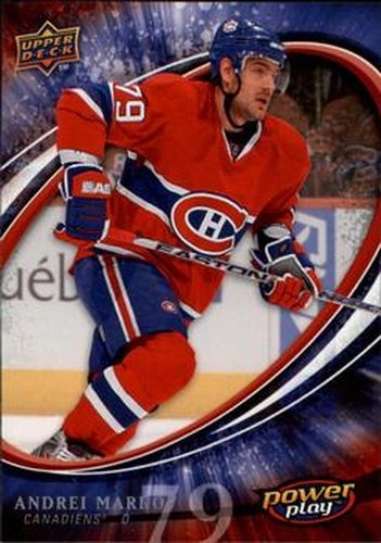 #160 Andrei Markov - Montreal Canadiens - 2008-09 Upper Deck Power Play Box Set Hockey