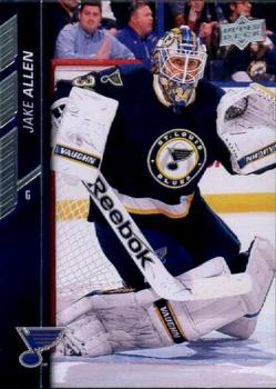 #160 Jake Allen - St. Louis Blues - 2015-16 Upper Deck Hockey