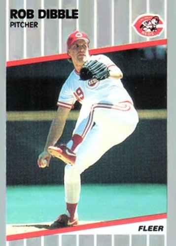 #160 Rob Dibble - Cincinnati Reds - 1989 Fleer Baseball