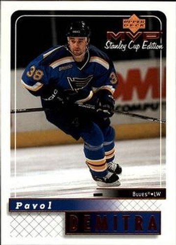 #160 Pavol Demitra - St. Louis Blues - 1999-00 Upper Deck MVP Stanley Cup Edition Hockey