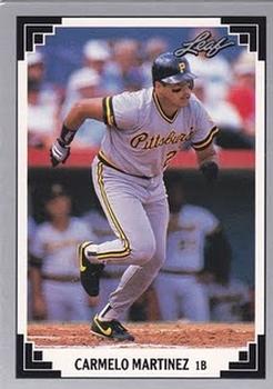#160 Carmelo Martinez - Pittsburgh Pirates - 1991 Leaf Baseball