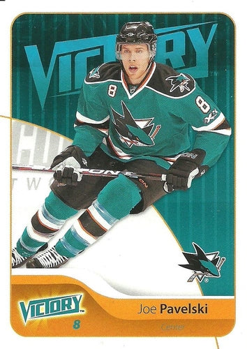 #160 Joe Pavelski - San Jose Sharks - 2011-12 Upper Deck Victory Hockey