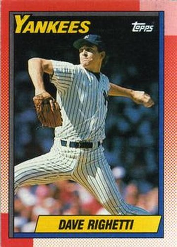 #160 Dave Righetti - New York Yankees - 1990 Topps Baseball