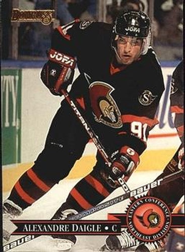 #160 Alexandre Daigle - Ottawa Senators - 1995-96 Donruss Hockey