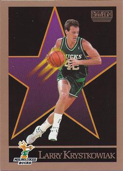#160 Larry Krystkowiak - Milwaukee Bucks - 1990-91 SkyBox Basketball