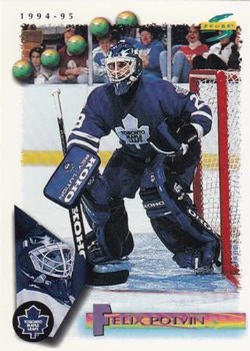 #160 Felix Potvin - Toronto Maple Leafs - 1994-95 Score Hockey