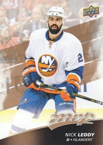 #160 Nick Leddy - New York Islanders - 2017-18 Upper Deck MVP Hockey