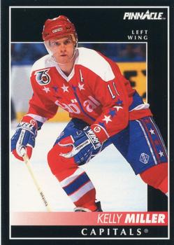 #160 Kelly Miller - Washington Capitals - 1992-93 Pinnacle Canadian Hockey