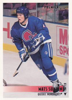 #160 Mats Sundin - Quebec Nordiques - 1994-95 O-Pee-Chee Premier Hockey