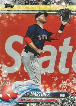 #HMW160 J.D. Martinez - Boston Red Sox - 2018 Topps Holiday Baseball