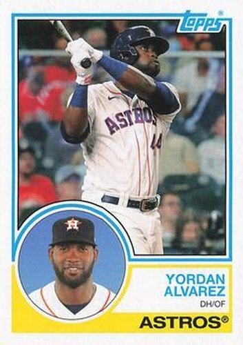 #160 Yordan Alvarez - Houston Astros - 2021 Topps Archives Baseball