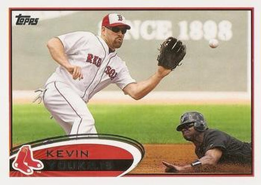 #160 Kevin Youkilis - Boston Red Sox - 2012 Topps Baseball