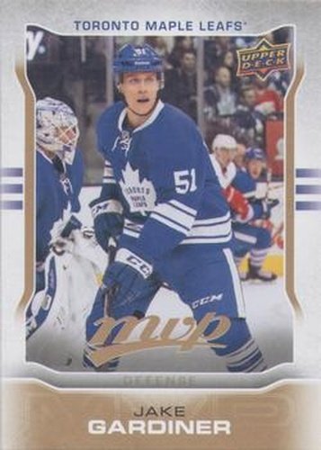 #160 Jake Gardiner - Toronto Maple Leafs - 2014-15 Upper Deck MVP Hockey