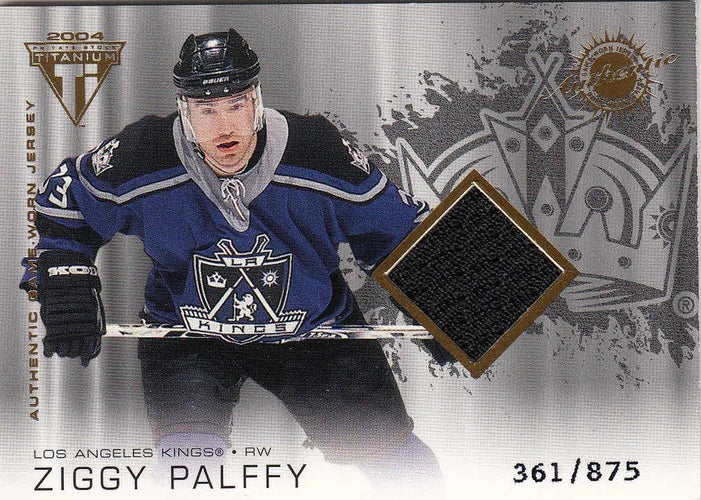 #160 Ziggy Palffy - Los Angeles Kings - 2003-04 Pacific Private Stock Titanium Hockey