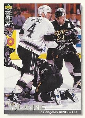 #160 Rob Blake - Los Angeles Kings - 1995-96 Collector's Choice Hockey