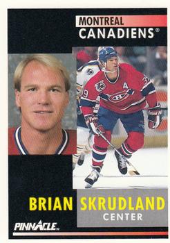 #160 Brian Skrudland - Montreal Canadiens - 1991-92 Pinnacle Hockey