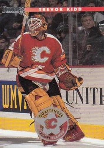 #160 Trevor Kidd - Calgary Flames - 1996-97 Donruss Hockey
