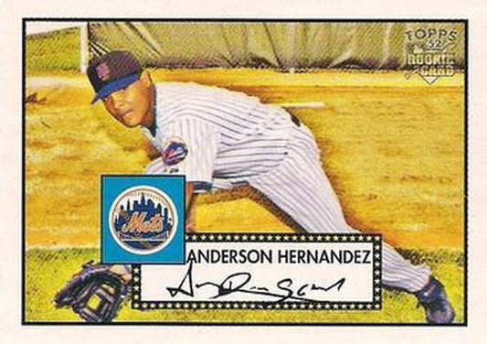 #160 Anderson Hernandez - New York Mets - 2006 Topps 1952 Edition Baseball