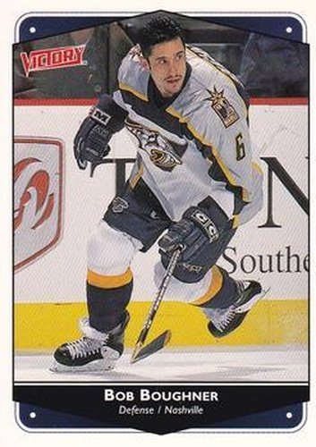 #160 Bob Boughner - Nashville Predators - 1999-00 Upper Deck Victory Hockey