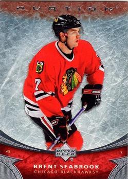 #160 Brent Seabrook - Chicago Blackhawks - 2006-07 Upper Deck Ovation Hockey