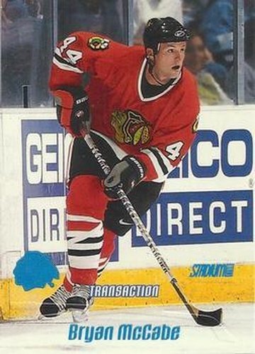 #160 Bryan McCabe - Chicago Blackhawks - 1999-00 Stadium Club Hockey