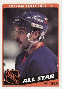 #160 Bryan Trottier - New York Islanders - 1984-85 Topps Hockey