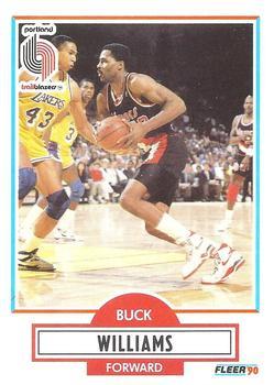 #160 Buck Williams - Portland Trail Blazers - 1990-91 Fleer Basketball