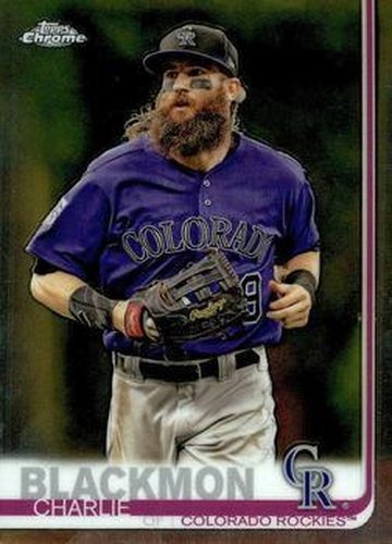 #160 Charlie Blackmon - Colorado Rockies - 2019 Topps Chrome Baseball