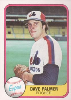 #160 Dave Palmer - Montreal Expos - 1981 Fleer Baseball