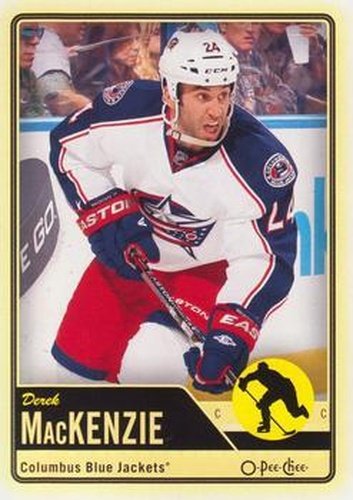 #160 Derek Mackenzie - Columbus Blue Jackets - 2012-13 O-Pee-Chee Hockey