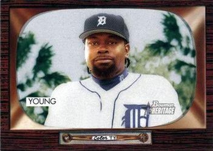 #160 Dmitri Young - Detroit Tigers - 2004 Bowman Heritage Baseball