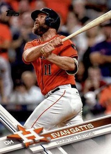 #160 Evan Gattis - Houston Astros - 2017 Topps Baseball