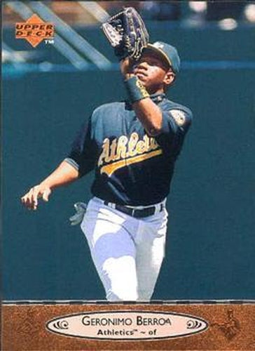 #160 Geronimo Berroa - Oakland Athletics - 1996 Upper Deck Baseball