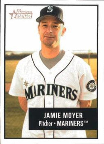 #160 Jamie Moyer - Seattle Mariners - 2003 Bowman Heritage Baseball