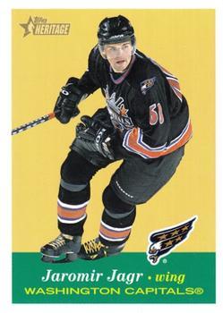 #160 Jaromir Jagr - Washington Capitals - 2001-02 Topps Heritage Hockey