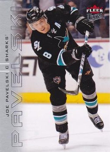 #160 Joe Pavelski - San Jose Sharks - 2009-10 Ultra Hockey