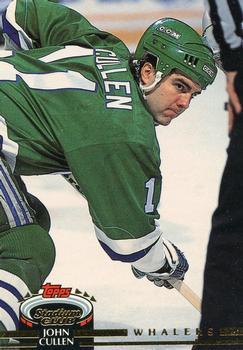 #160 John Cullen - Hartford Whalers - 1992-93 Stadium Club Hockey