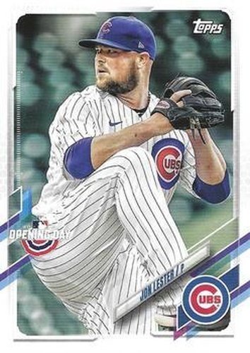 #160 Jon Lester - Chicago Cubs - 2021 Topps Opening Day Baseball