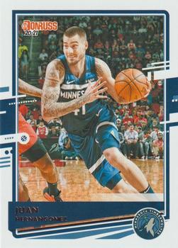 #160 Juancho Hernangomez - Minnesota Timberwolves - 2020-21 Donruss Basketball