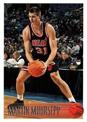 #160 Martin Muursepp - Miami Heat - 1996-97 Topps Basketball