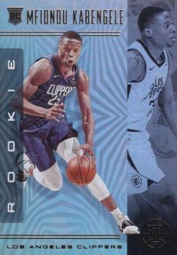 #160 Mfiondu Kabengele - Los Angeles Clippers - 2019-20 Panini Illusions Basketball