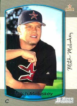#160 Mitch Meluskey - Houston Astros - 2000 Bowman Baseball